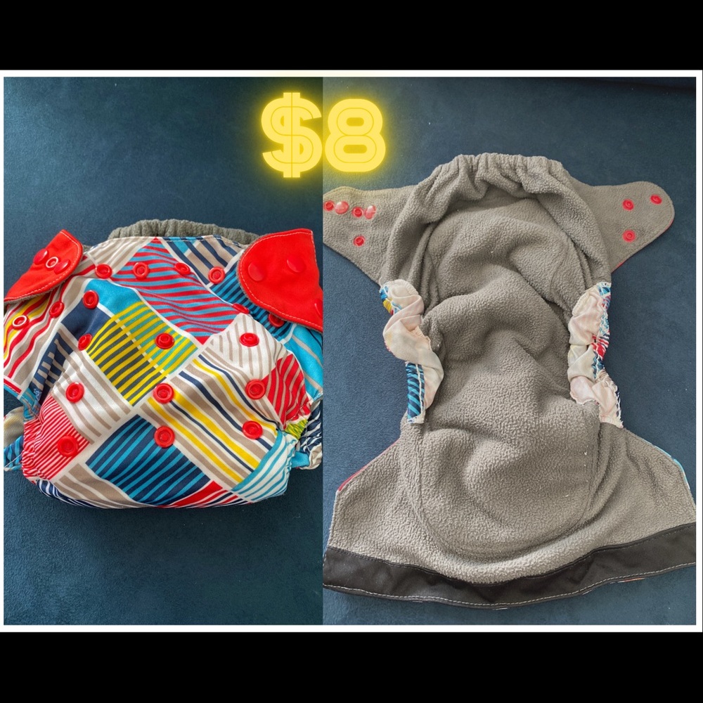 EcoAble All In One with pocket cloth diapers